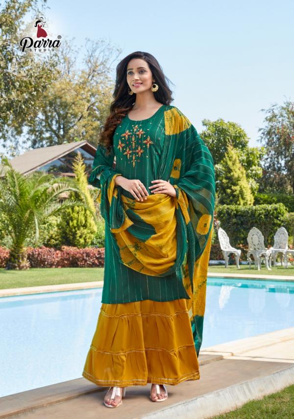 Parra  Raghini 2 Desigenr Viscose Readymade Salwar 